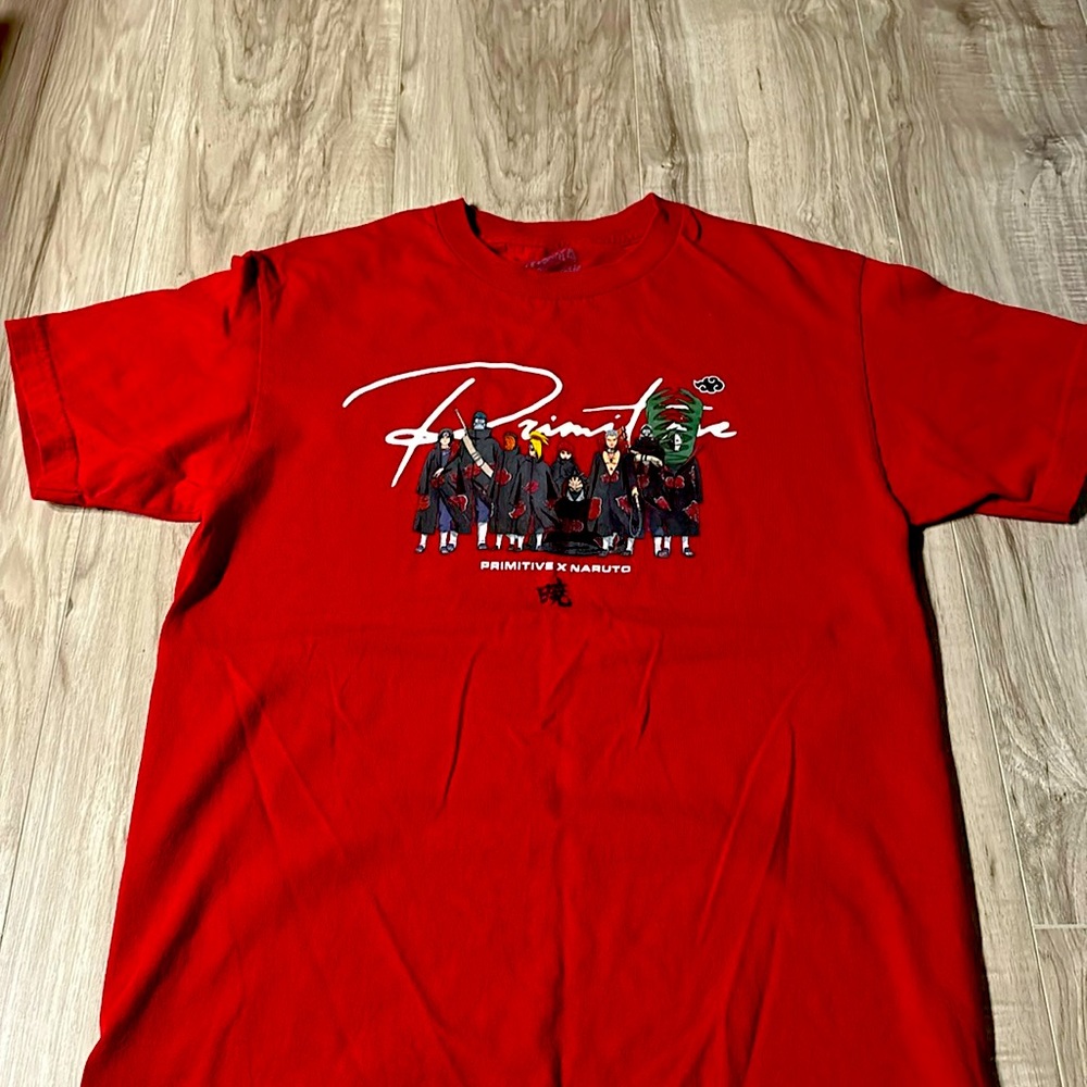 Men’s size medium Naruto primitive, short sleeve T-shirt